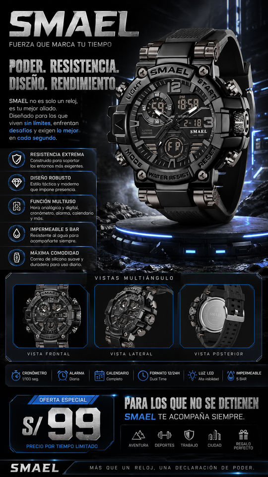SMAEL 8110 BLACK