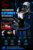 ENCENDEDOR ELECTRONICO 2 EN 1 BLACK FB