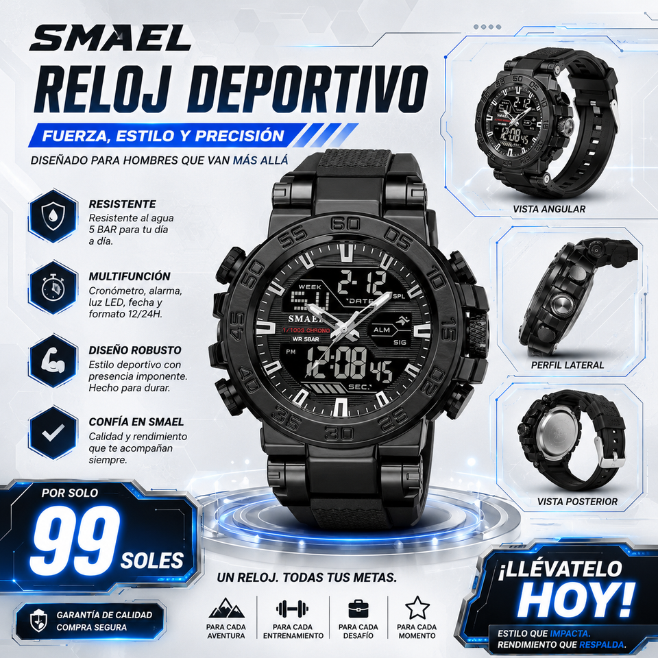 SMAEL 8139 BLACK