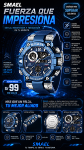 SMAEL 8110 SILVER BLUE