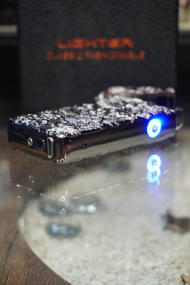 Encendedor Electronico Gris Oscuro
