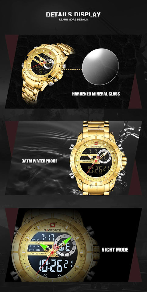 NAVIFORCE 9163 GOLD