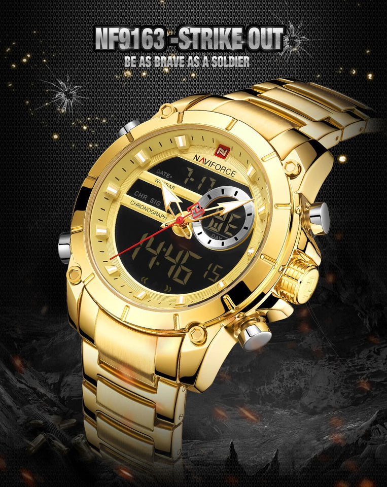 NAVIFORCE 9163 GOLD