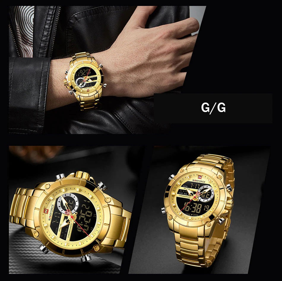 NAVIFORCE 9163 GOLD